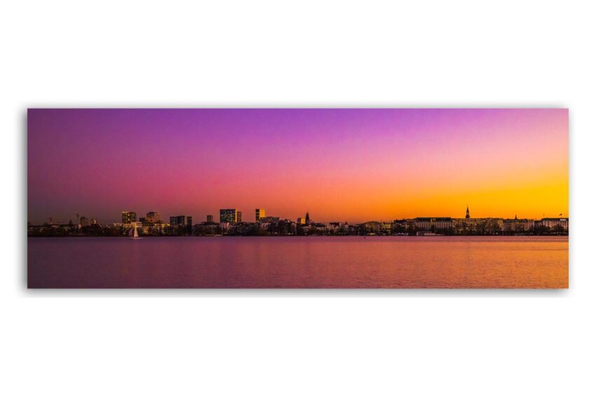 Panorama Außenalster Leinwandbild