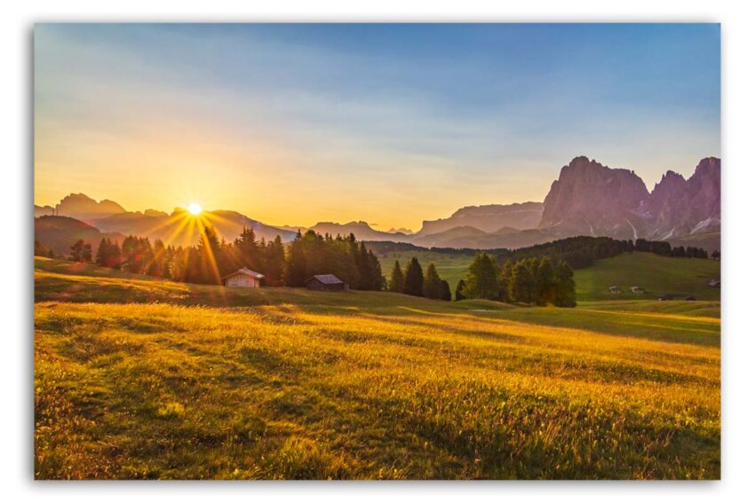 Seiser Alm Wandbild Wohnzimmer
