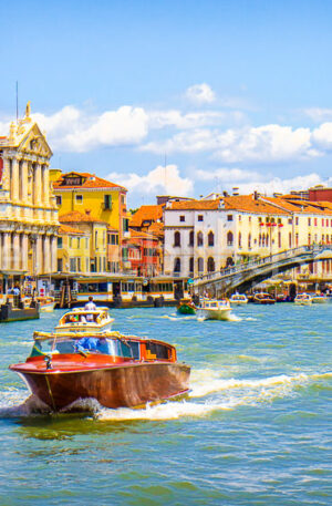 Venedig (12) Canal Grande Ponte Rialto Acryl, Alu Dibond, Leinwand