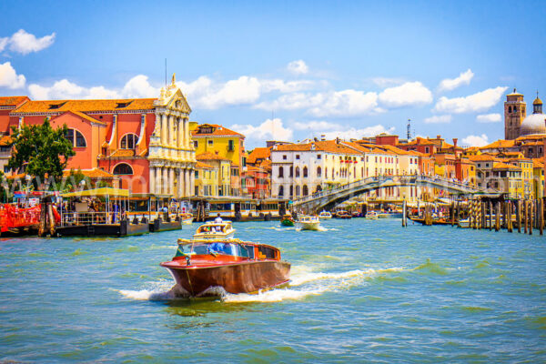 Venedig (12) Canal Grande Ponte Rialto Acryl, Alu Dibond, Leinwand