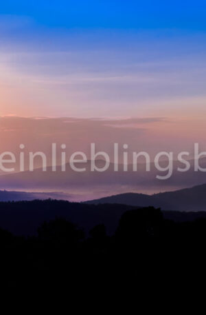 Sonnenaufgang in der Toskana Acryl, Alu Dibond, Leinwand, Poster