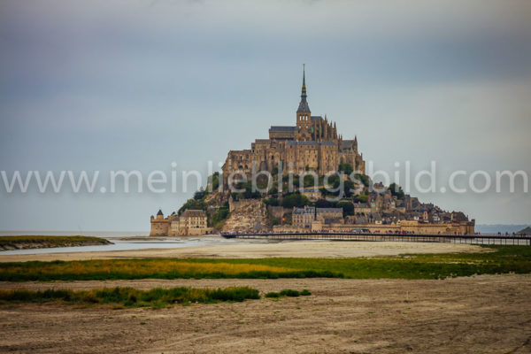 Alu Dibond, Acryl Mont Saint Michel Leinwand Foto Poster kaufen