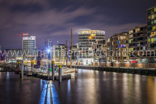 Alu Dibond, Acryl Hamburg Hafencity Leinwandbild kaufen