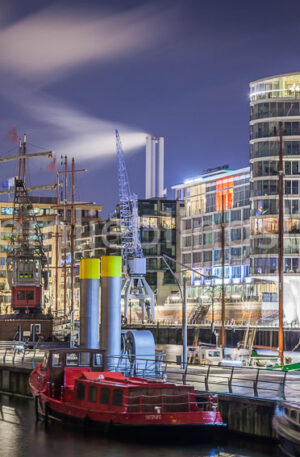 Hafencity Hamburg auf Leinwand kaufen auf Leinwand, Alu Dibond, Acryl