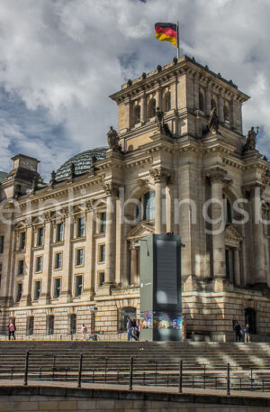 Reichstag von hinten (Spreeseite) Leinwand, Alu Dibond, Acryl, Poster