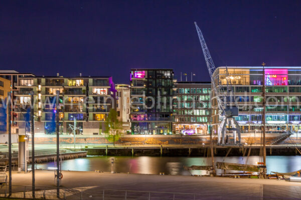 Leinwandbild Hafencity Hamburg Acryl, Alu Dibond