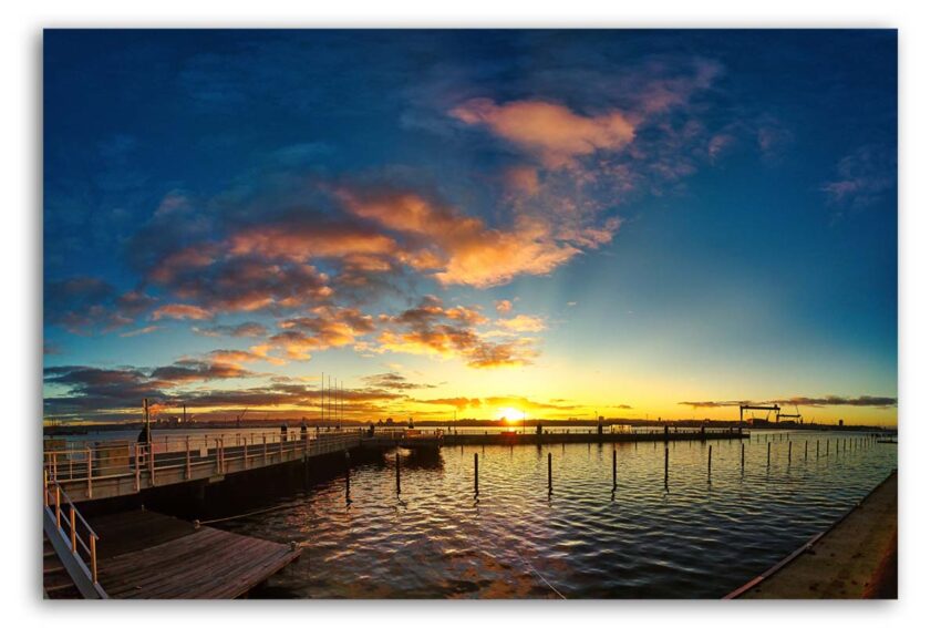 Kiel Foto Sonnenaufgang