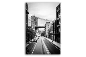 Brooklyn New York Bilder auf Leinwand schwarzweiß