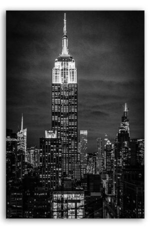 New York Bilder Leinwand schwarzweiß