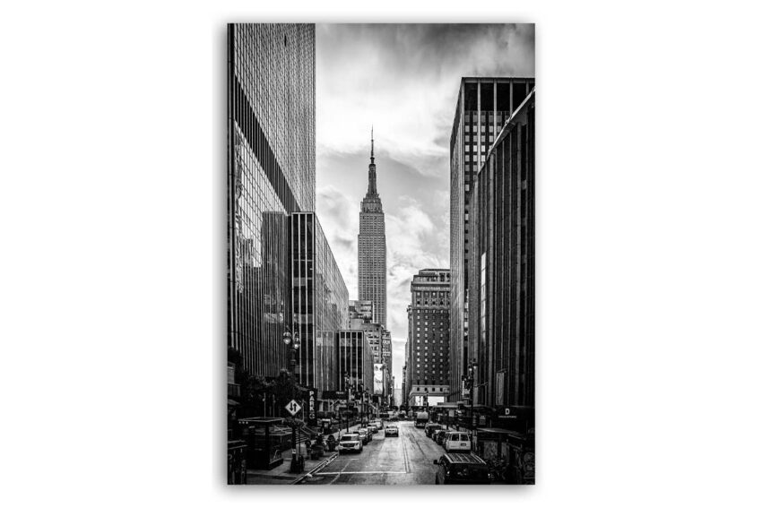 Chrysler Building New York Bilder auf Leinwand schwarzweiß